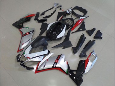 Aprilia RS4 50 125 2011-2018 - Schwarz Silber Rot