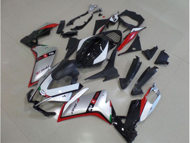 Aprilia RS4 50 125 2011-2018 - Schwarz Silber Rot Aprilia RS4 50 125 2011-2018 - Schwarz Silber Rot