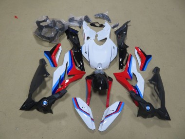 BMW S1000R 2017-2018 - Weiß Blau Rot Schwarz