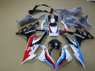 BMW S1000RR 2019-2021 - Weiß Blau Rot Schwarz