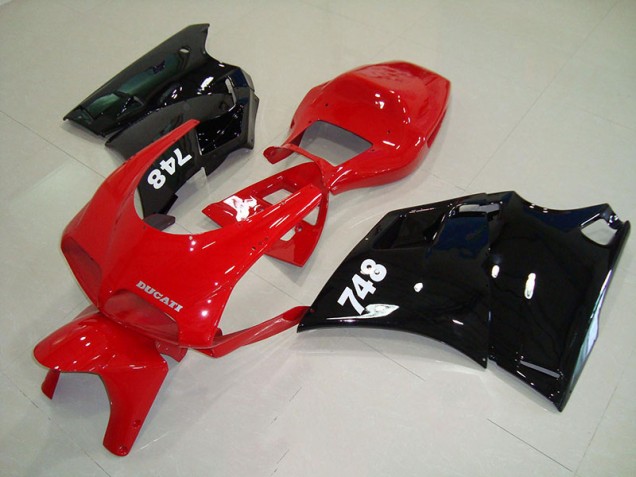 Ducati 748 916 996 996S 1993-2005 - Rot Schwarz Ducati 748 916 996 996S 1993-2005 - Rot Schwarz