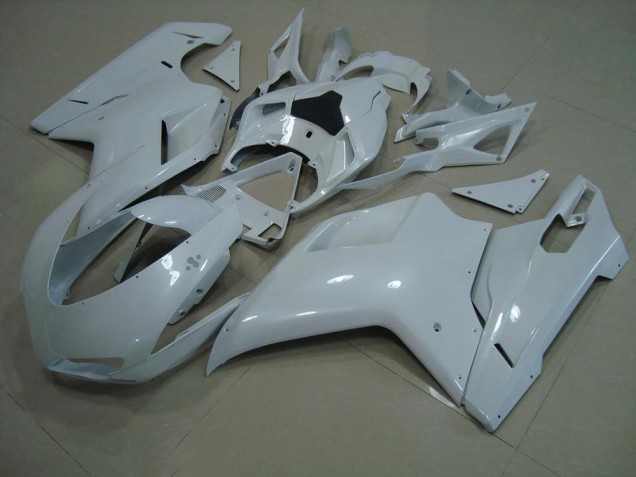 Ducati 848 1098 1198 2007-2014 - Glänzend Weiß Ducati 848 1098 1198 2007-2014 - Glänzend Weiß