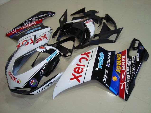 Ducati 848 1098 1198 2007-2014 - Schwarz Xerox Ducati 848 1098 1198 2007-2014 - Schwarz Xerox