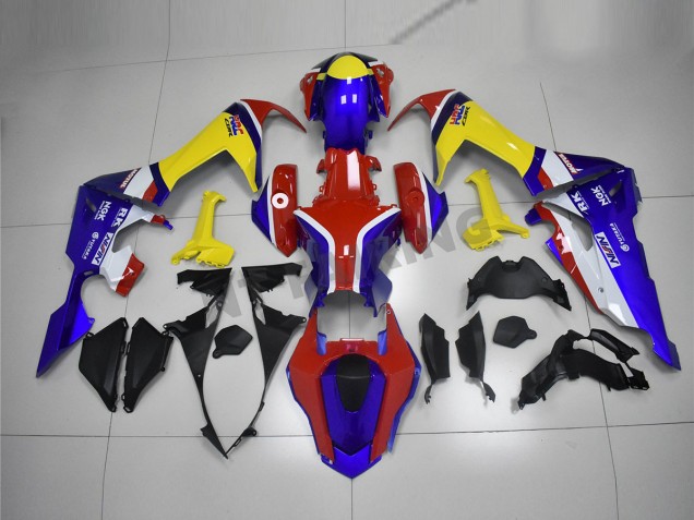 Honda CBR 1000 RR 2017-2023 - Blau Gelb Rot Honda CBR 1000 RR 2017-2023 - Blau Gelb Rot