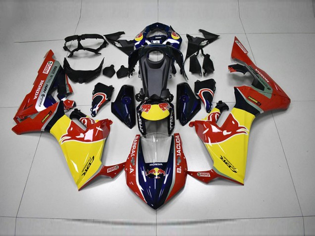 Honda CBR 1000 RR 2017-2023 - Blau Gelb Rot Rot Bull Honda CBR 1000 RR 2017-2023 - Blau Gelb Rot Rot Bull