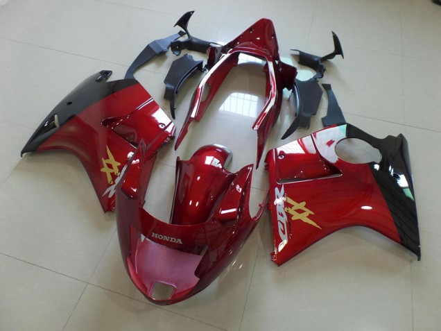 Honda CBR 1100 XX 1996-2007 - Candy Rot Schwarz OEM Stil Honda CBR 1100 XX 1996-2007 - Candy Rot Schwarz OEM Stil