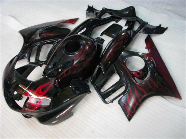 Honda CBR 600 F3 1995-1998 - Schwarz rote Flamme Honda CBR 600 F3 1995-1998 - Schwarz rote Flamme