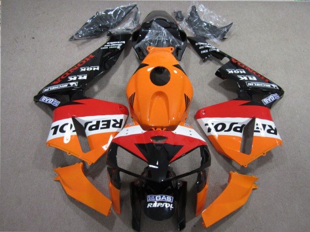 Honda CBR 600 RR 2005-2006 - Orange Rot Schwarz Repsol