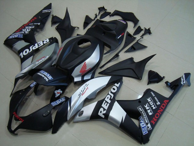 Honda CBR 600 RR 2007-2008 - Matt Schwarz Silber Repsol