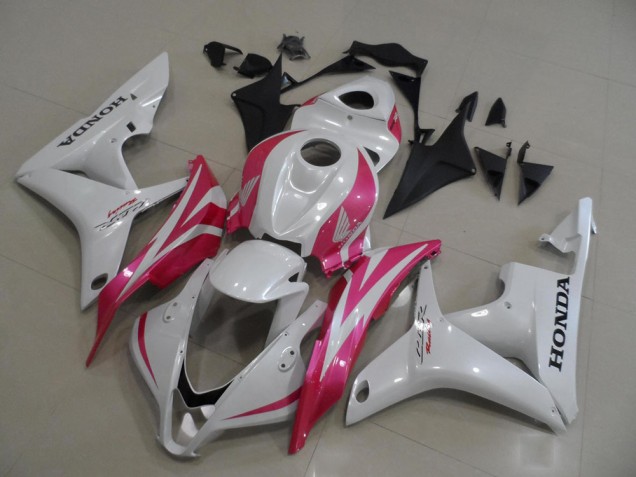 Honda CBR 600 RR 2007-2008 - Perl Weiß mit Rosa Honda CBR 600 RR 2007-2008 - Perl Weiß mit Rosa