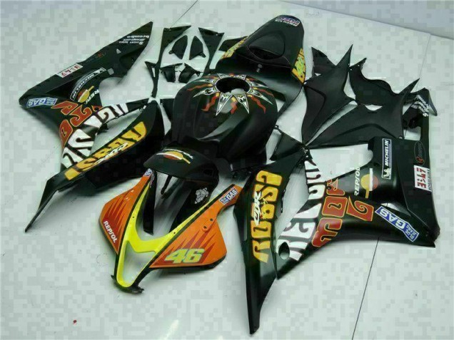 Honda CBR 600 RR 2007-2008 - Schwarz Gelb Repsol 46 Honda CBR 600 RR 2007-2008 - Schwarz Gelb Repsol 46
