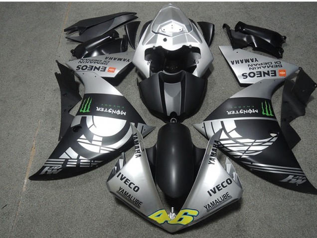 Honda CBR 600 RR 2007-2008 - Schwarz Silber Monster IVECO 46 Honda CBR 600 RR 2007-2008 - Schwarz Silber Monster IVECO 46