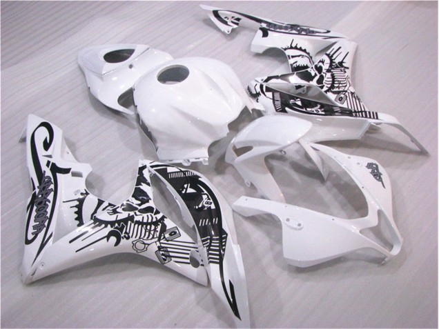 Honda CBR 600 RR 2007-2008 - Schwarz Weiß Honda CBR 600 RR 2007-2008 - Schwarz Weiß