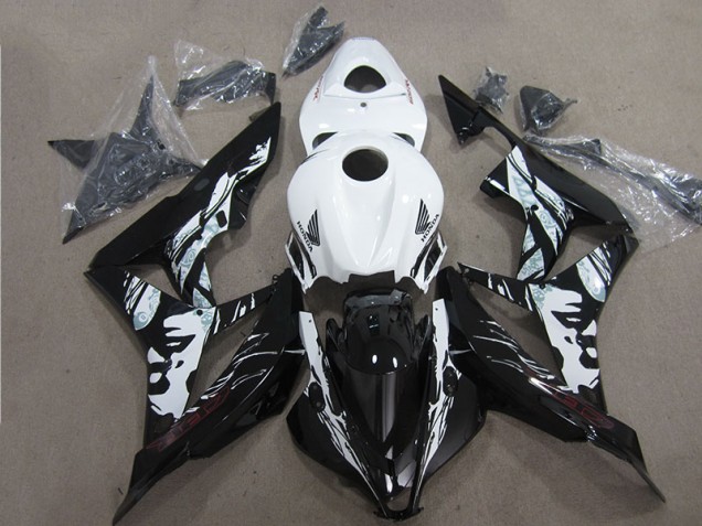 Honda CBR 600 RR 2007-2008 - Schwarz Weiß Honda CBR 600 RR 2007-2008 - Schwarz Weiß