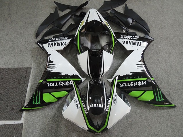 Honda CBR 600 RR 2007-2008 - Schwarz Weißes Monster Pizzoli Honda CBR 600 RR 2007-2008 - Schwarz Weißes Monster Pizzoli
