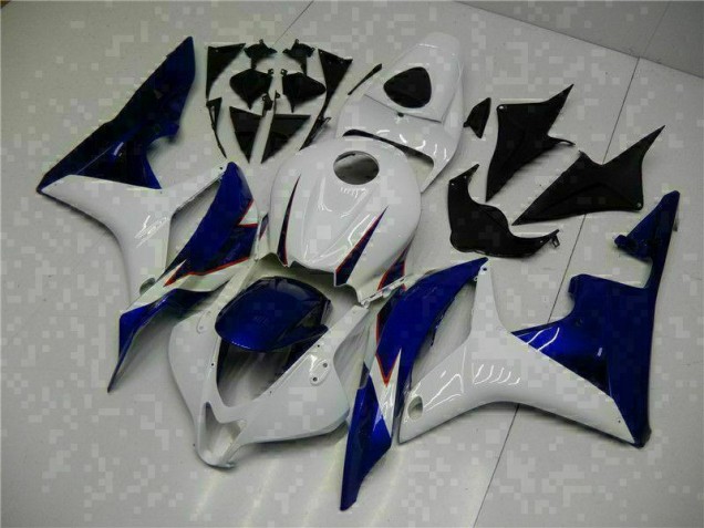 Honda CBR 600 RR 2007-2008 - Weiß Blau Honda CBR 600 RR 2007-2008 - Weiß Blau