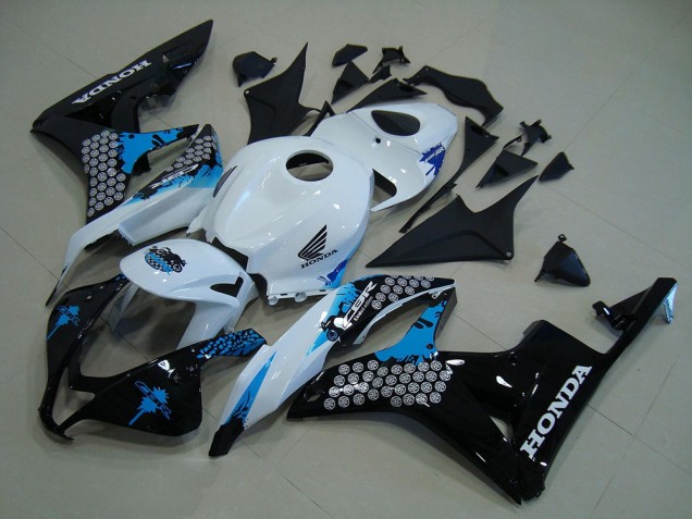 Honda CBR 600 RR 2007-2008 - Weiß Schwarz Blau Honda CBR 600 RR 2007-2008 - Weiß Schwarz Blau