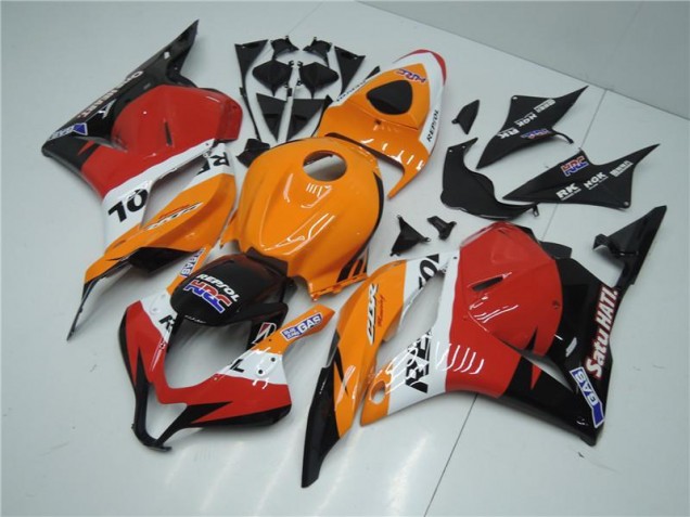 Honda CBR 600 RR 2009-2012 - Orange Rot Schwarz Repsol Honda CBR 600 RR 2009-2012 - Orange Rot Schwarz Repsol