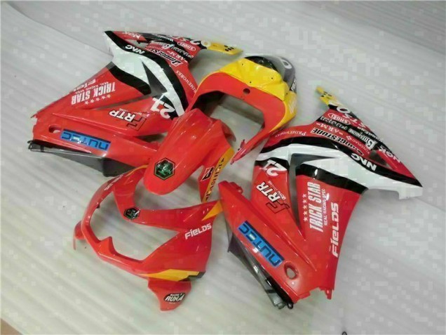 Kawasaki EX250 2008-2012 - Rot Gelb Kawasaki EX250 2008-2012 - Rot Gelb
