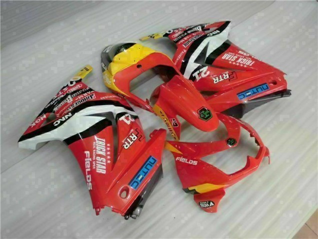 Kawasaki EX250 2008-2012 - Rot Gelb Kawasaki EX250 2008-2012 - Rot Gelb