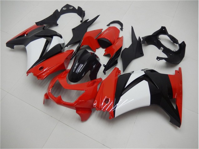 Kawasaki EX250 2008-2012 - Rot Schwarz Weiß Kawasaki EX250 2008-2012 - Rot Schwarz Weiß
