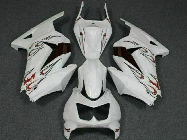 Kawasaki EX250 2008-2012 - Weiß Rot