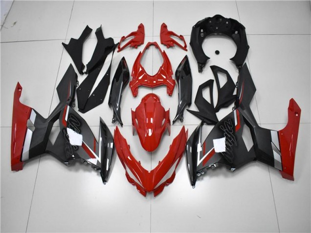 Kawasaki EX400 2018-2023 - Rot Schwarz Kawasaki EX400 2018-2023 - Rot Schwarz