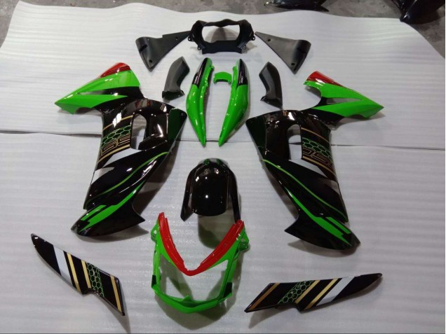 Kawasaki EX650 2006-2008 - Grün Schwarz Kawasaki EX650 2006-2008 - Grün Schwarz