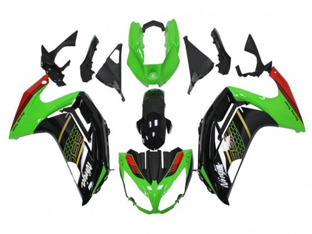 Kawasaki EX650 2012-2016 - Grün Schwarz Kawasaki EX650 2012-2016 - Grün Schwarz