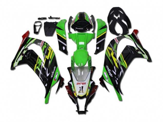 Kawasaki ZX10R 2011-2015 - Grün Schwarz Kawasaki ZX10R 2011-2015 - Grün Schwarz
