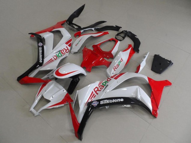 Kawasaki ZX10R 2011-2015 - Rot Weiß Rapid Kawasaki ZX10R 2011-2015 - Rot Weiß Rapid