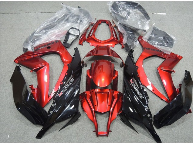 Kawasaki ZX10R 2011-2015 - Schwarz Rot Kawasaki ZX10R 2011-2015 - Schwarz Rot