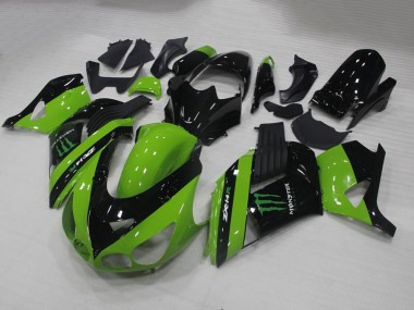Kawasaki ZX14R ZZR 1400 2006-2011 - Grünes Monster