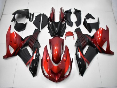 Kawasaki ZX14R ZZR 1400 2006-2011 - Rot Schwarz