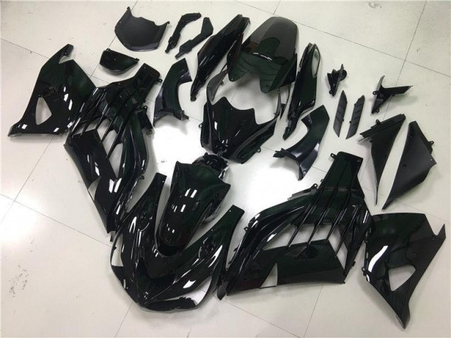 Kawasaki ZX14R ZZR 1400 2012-2021 - Glänzend Schwarz Kawasaki ZX14R ZZR 1400 2012-2021 - Glänzend Schwarz