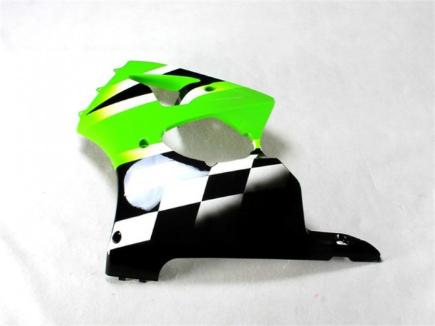 Kawasaki ZX6R 2000-2002 - Grün Schwarz Weiß Kawasaki ZX6R 2000-2002 - Grün Schwarz Weiß