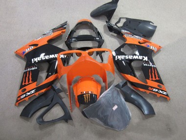 Kawasaki ZX6R 2003-2004 - Schwarz Orange Monster