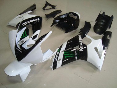 Kawasaki ZX6R 2003-2004 - Weiß Monster