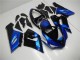 Kawasaki ZX6R 2005-2006 - Blau Schwarz