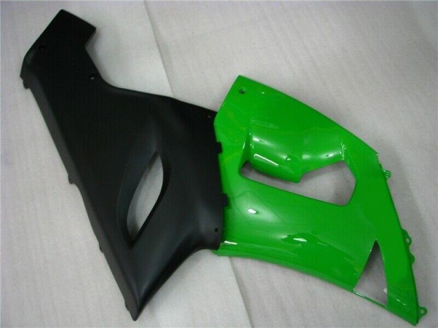 Kawasaki ZX6R 2005-2006 - Grün Matt schwarz Kawasaki ZX6R 2005-2006 - Grün Matt schwarz