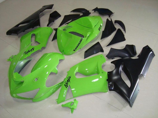 Kawasaki ZX6R 2005-2006 - Limetten Grün Kawasaki ZX6R 2005-2006 - Limetten Grün
