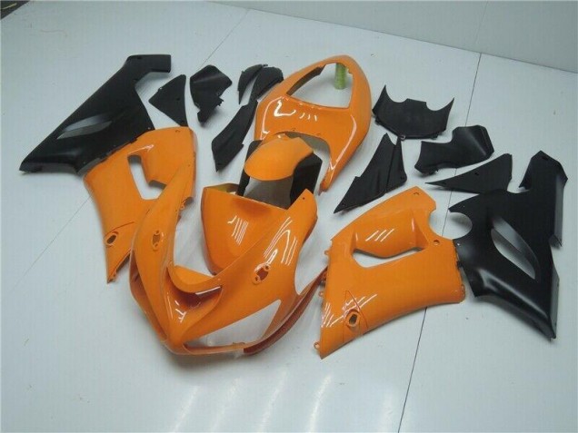 Kawasaki ZX6R 2005-2006 - Orange Schwarz Kawasaki ZX6R 2005-2006 - Orange Schwarz