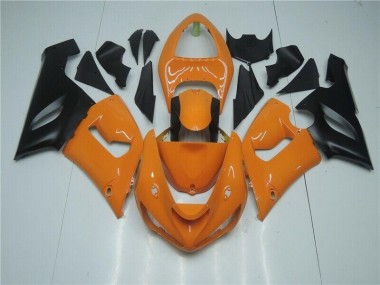 Kawasaki ZX6R 2005-2006 - Orange Schwarz