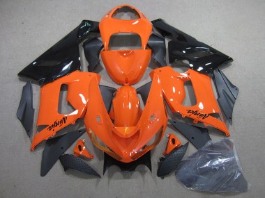 Kawasaki ZX6R 2005-2006 - Orange Schwarz Ninja