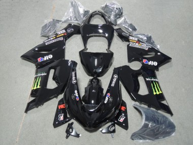 Kawasaki ZX6R 2005-2006 - Schwarz 3M Touch4 Monster