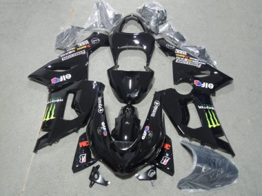 Kawasaki ZX6R 2005-2006 - Schwarz 3M Touch4 Monster