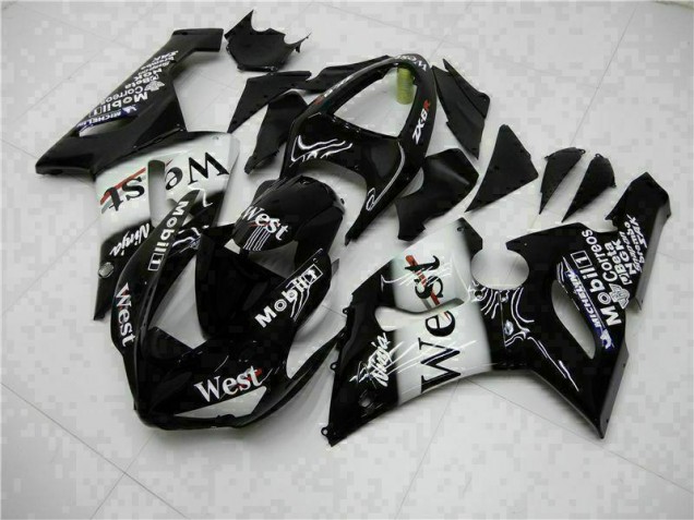 Kawasaki ZX6R 2005-2006 - Schwarz Kawasaki ZX6R 2005-2006 - Schwarz