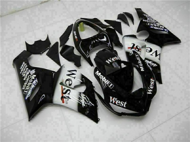 Kawasaki ZX6R 2005-2006 - Schwarz Kawasaki ZX6R 2005-2006 - Schwarz