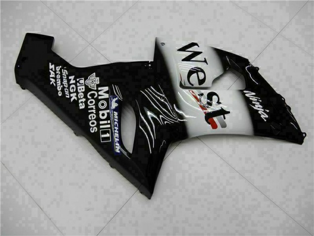 Kawasaki ZX6R 2005-2006 - Schwarz Kawasaki ZX6R 2005-2006 - Schwarz