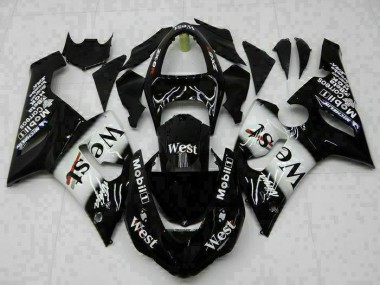 Kawasaki ZX6R 2005-2006 - Schwarz